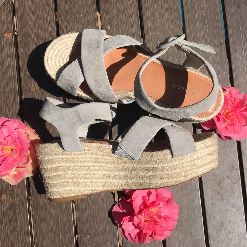 Halogen grey platform espadrilles - Picture 2 of 7